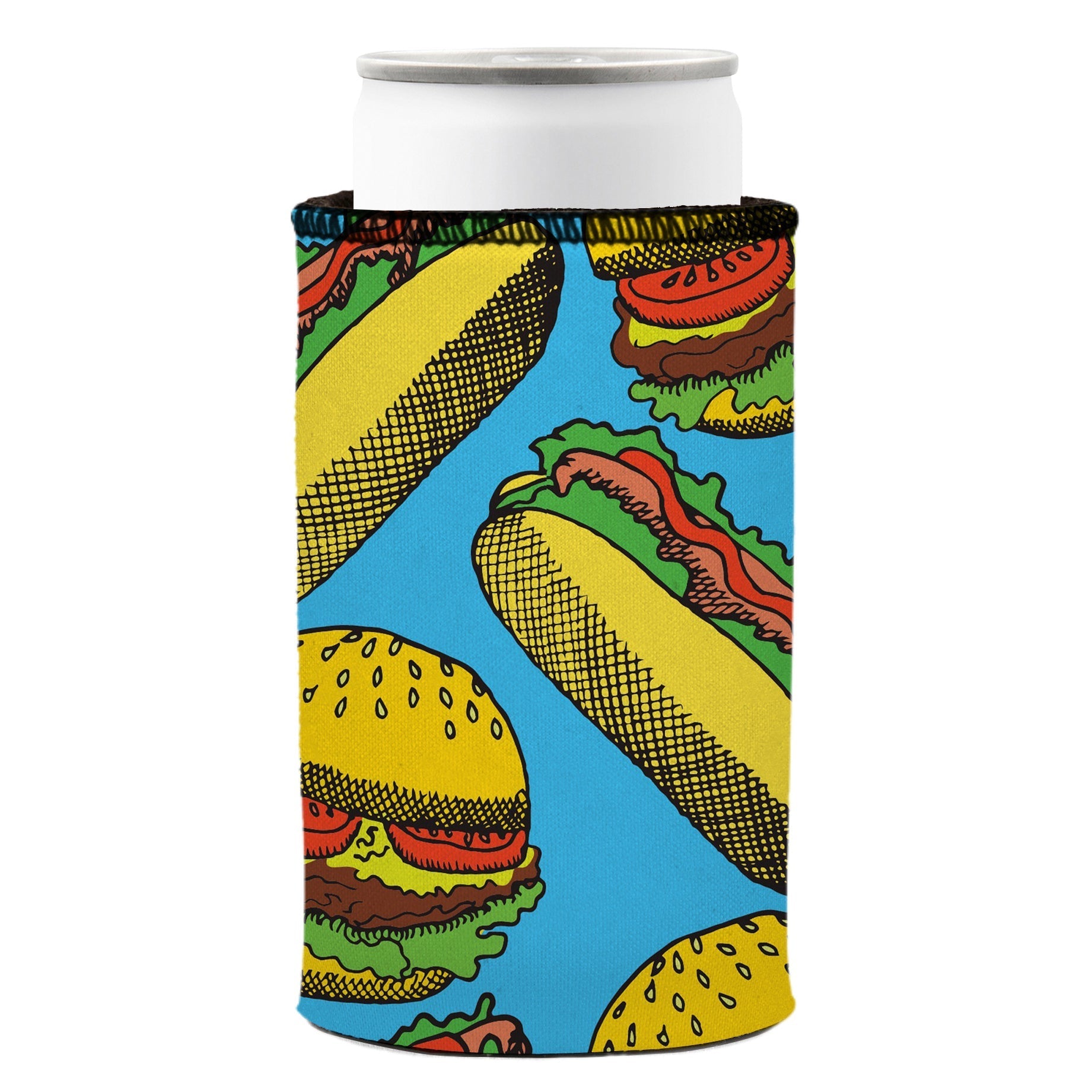 Hamburgers & Sandwiches Stubby Cooler 2-Pack - Standard 5