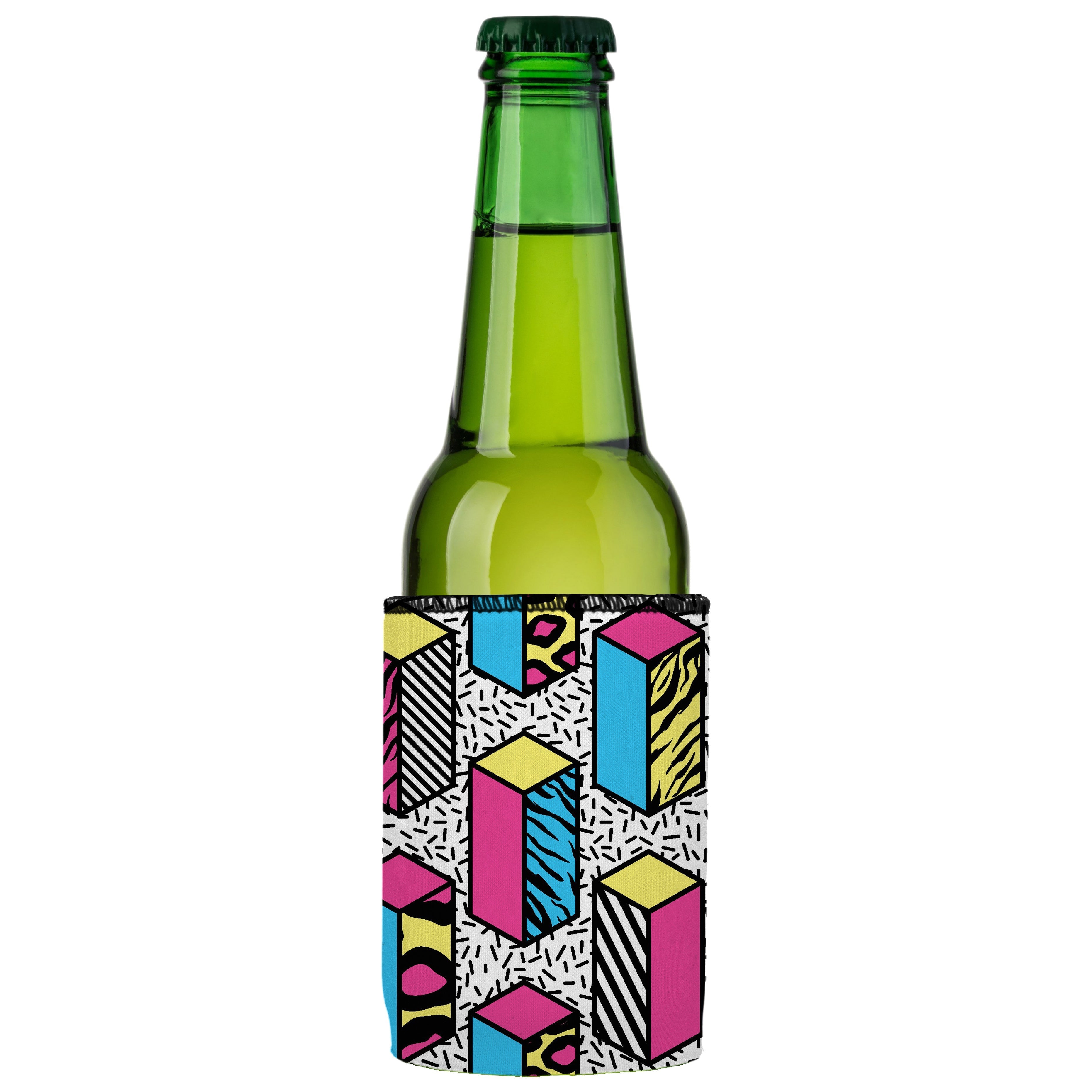 80s Allover Stubby Cooler 2-Pack - Standard 3