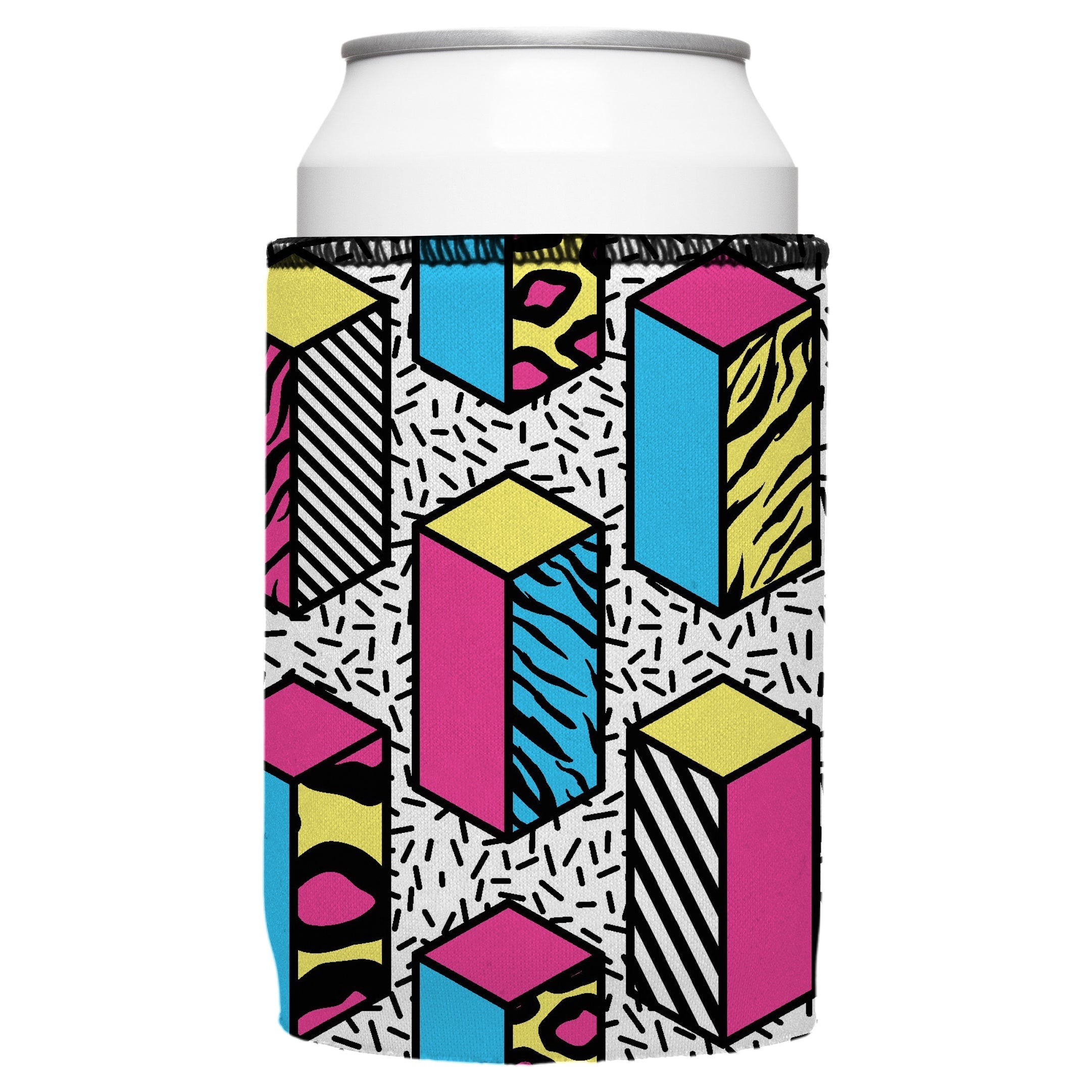 80s Allover Stubby Cooler 2-Pack - Standard 4