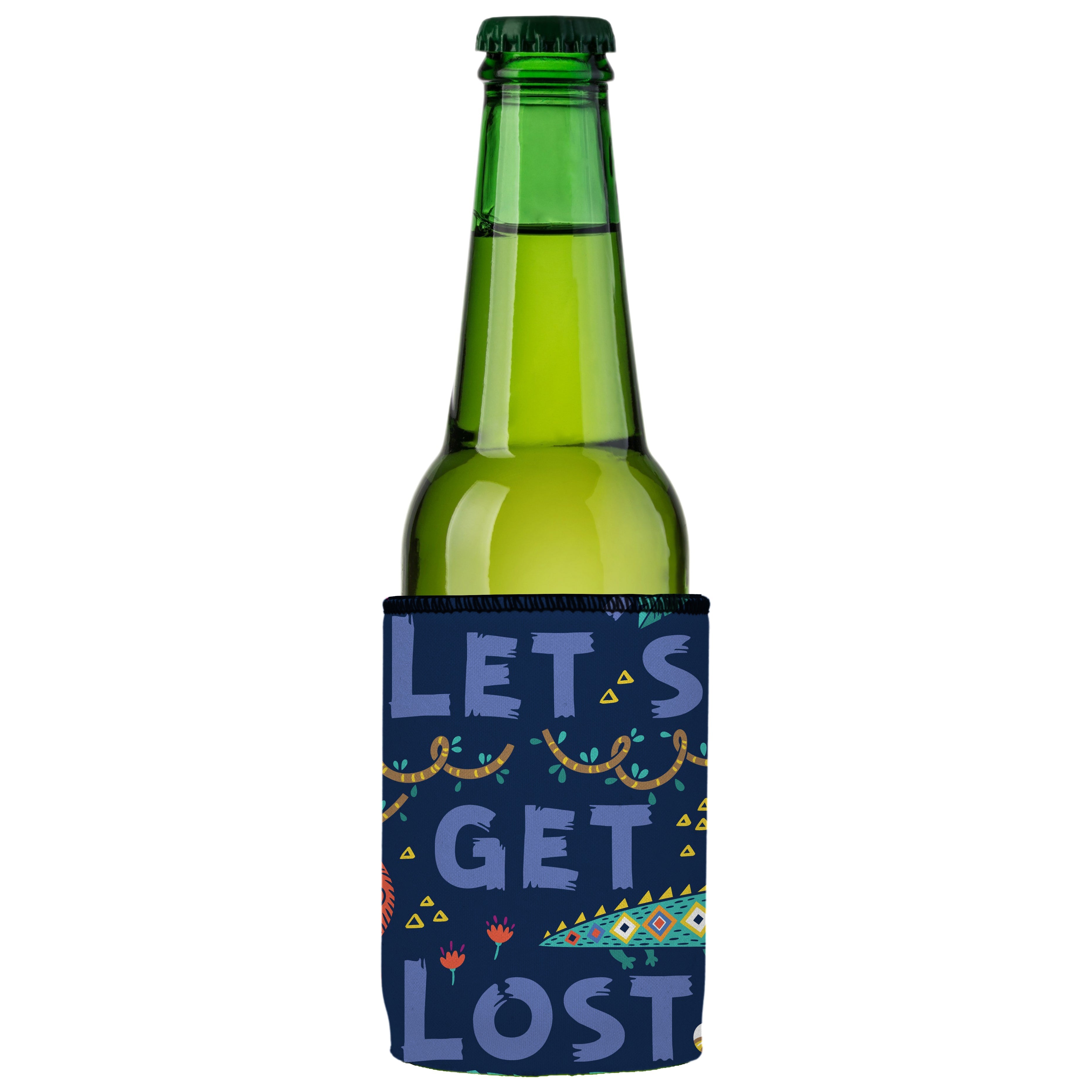 Lets Get Lost in the Wild Stubby Cooler - Standard