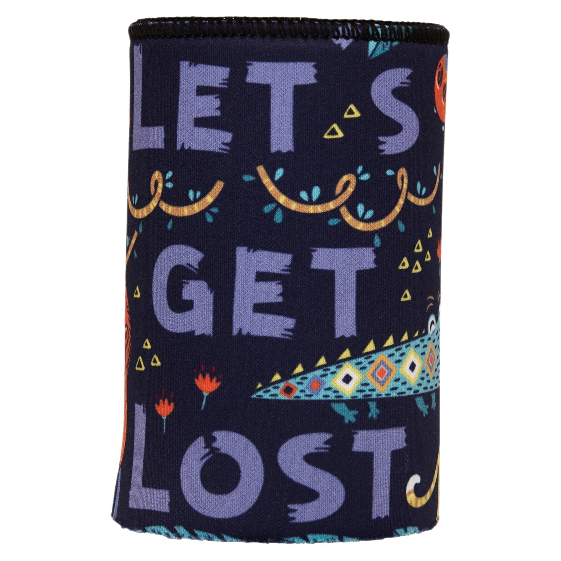 Lets Get Lost in the Wild Stubby Cooler - Standard 4