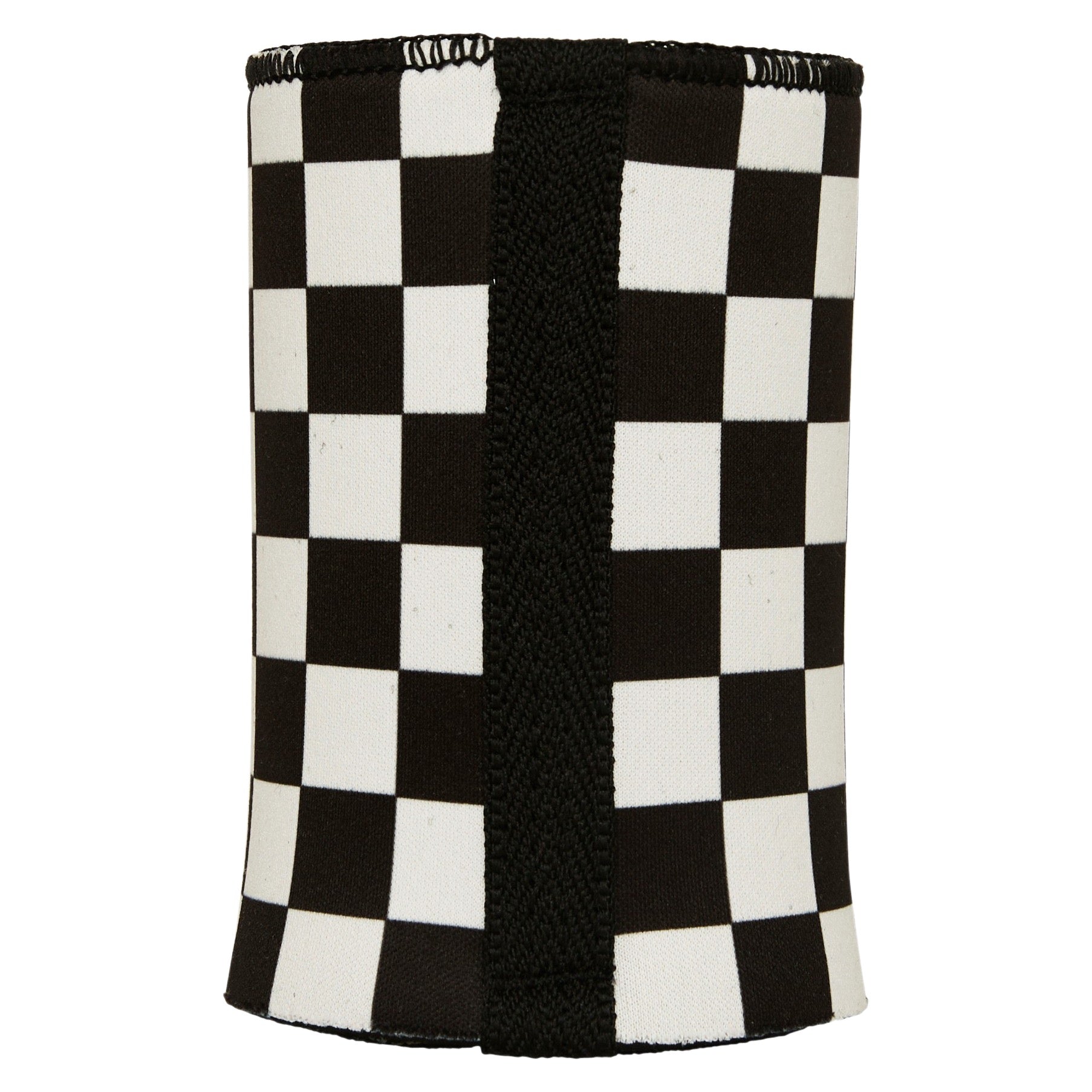 Small Checkerboard Stubby Cooler - Standard 4