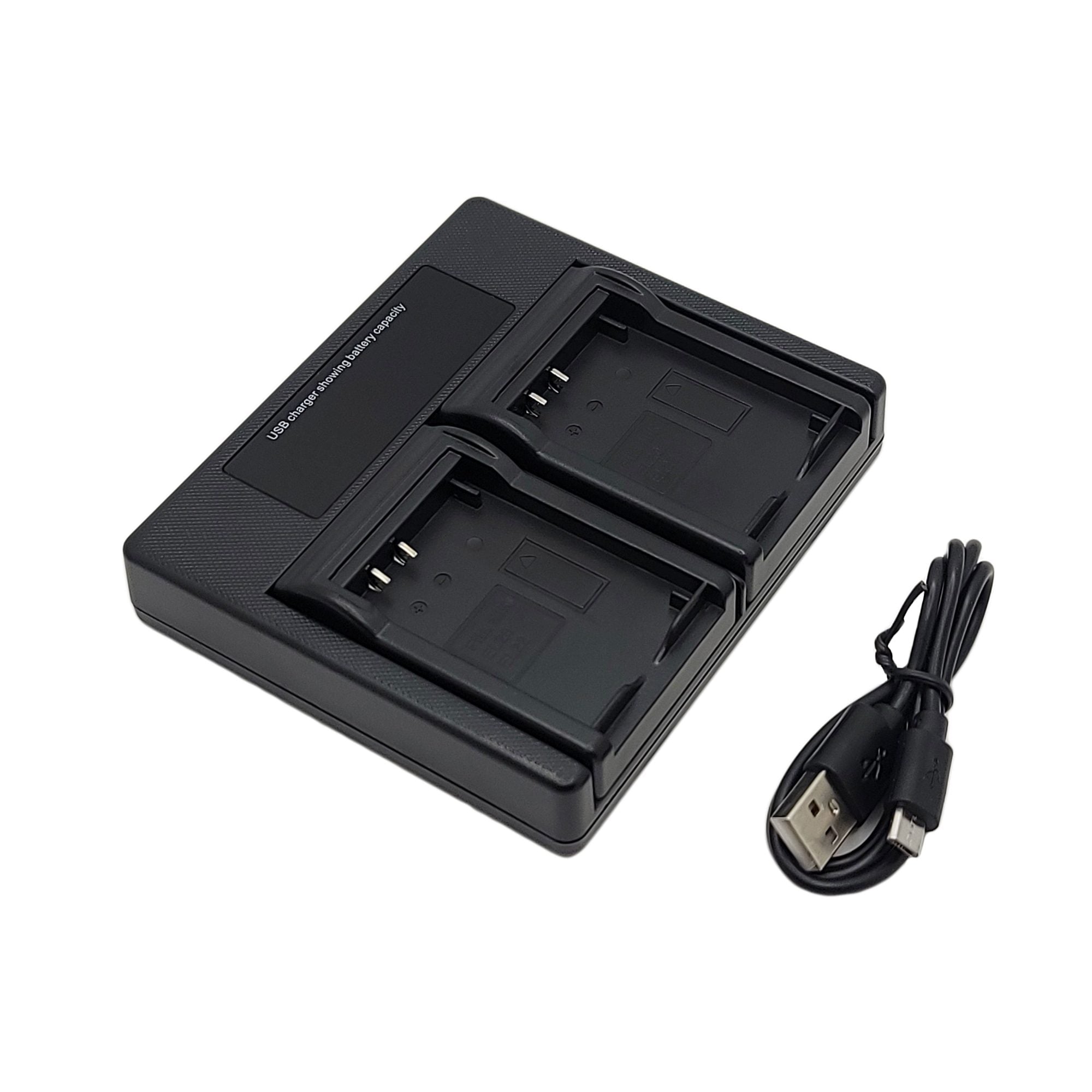 Hridz BG1 Dual Battery Charger For NP-BG1 FG1 Cyber-shot DSC-H90 HX5 HX5V HX7 HX7V HX9 4