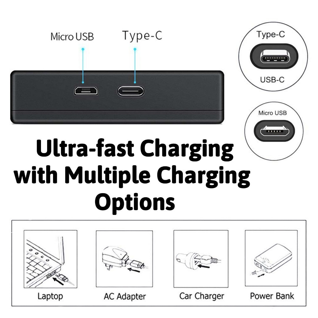 Hridz EN-EL10 Dual Charger For Nikon ENEL10 CoolPix S3000 S4000 S200 S500 S210 S220 3