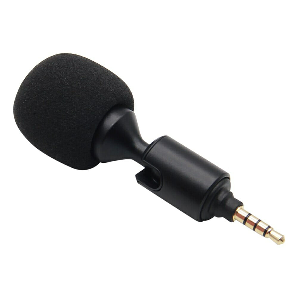 HRIDZ Portable Mini Microphone 3.5mm Stereo Type-C Flexural Bendable Mic - 3-pole 5