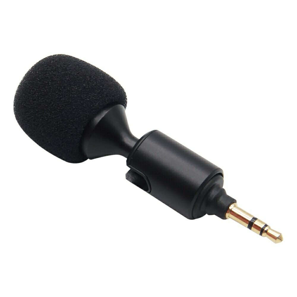 HRIDZ Portable Mini Microphone 3.5mm Stereo Type-C Flexural Bendable Mic - 3-pole 7