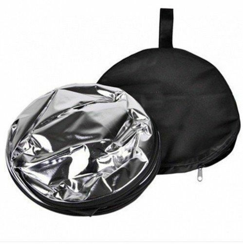 HRIDZ 80CM Portable 5 in 1 Collapsible Round Multi Disc Light Reflector 4