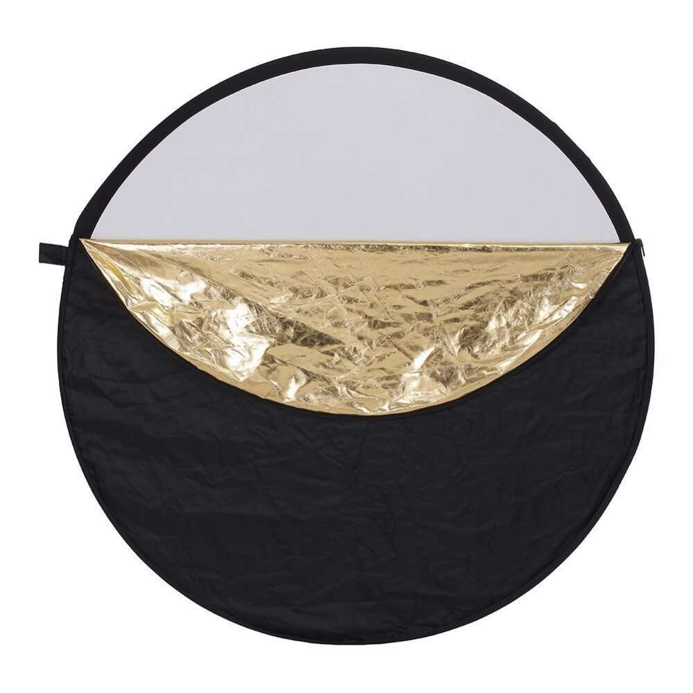 HRIDZ 80CM Portable 5 in 1 Collapsible Round Multi Disc Light Reflector 5