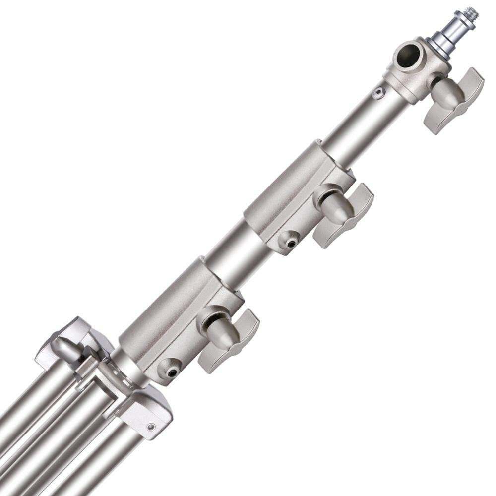 3Pcs 260cm Heavy Duty Stainless Steel Light Stand for Photo and Video 4