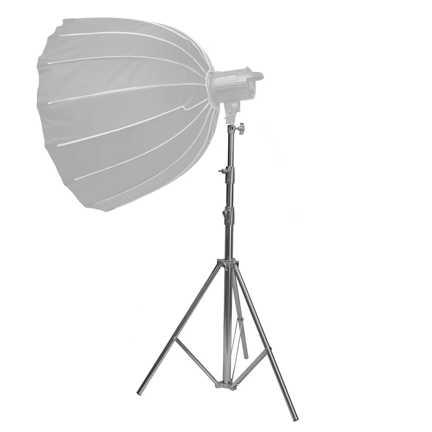 3Pcs 260cm Heavy Duty Stainless Steel Light Stand for Photo and Video 11