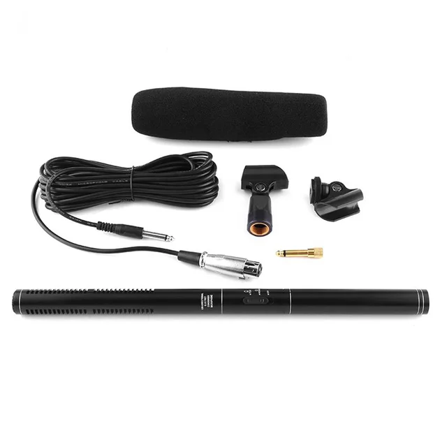 HZ-320 Professional Studio Condenser Shotgun Microphone for Filmmaking and Interview Recording 6