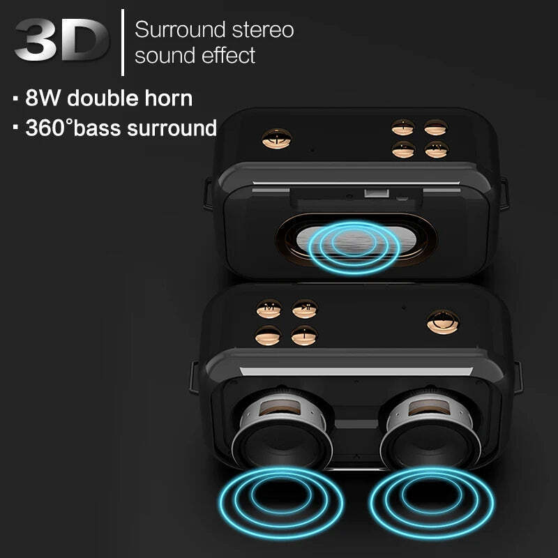 Retro Smart Wireless Speaker Portable for Desktop PC With High-Quality Stereo Hifi Sound 3
