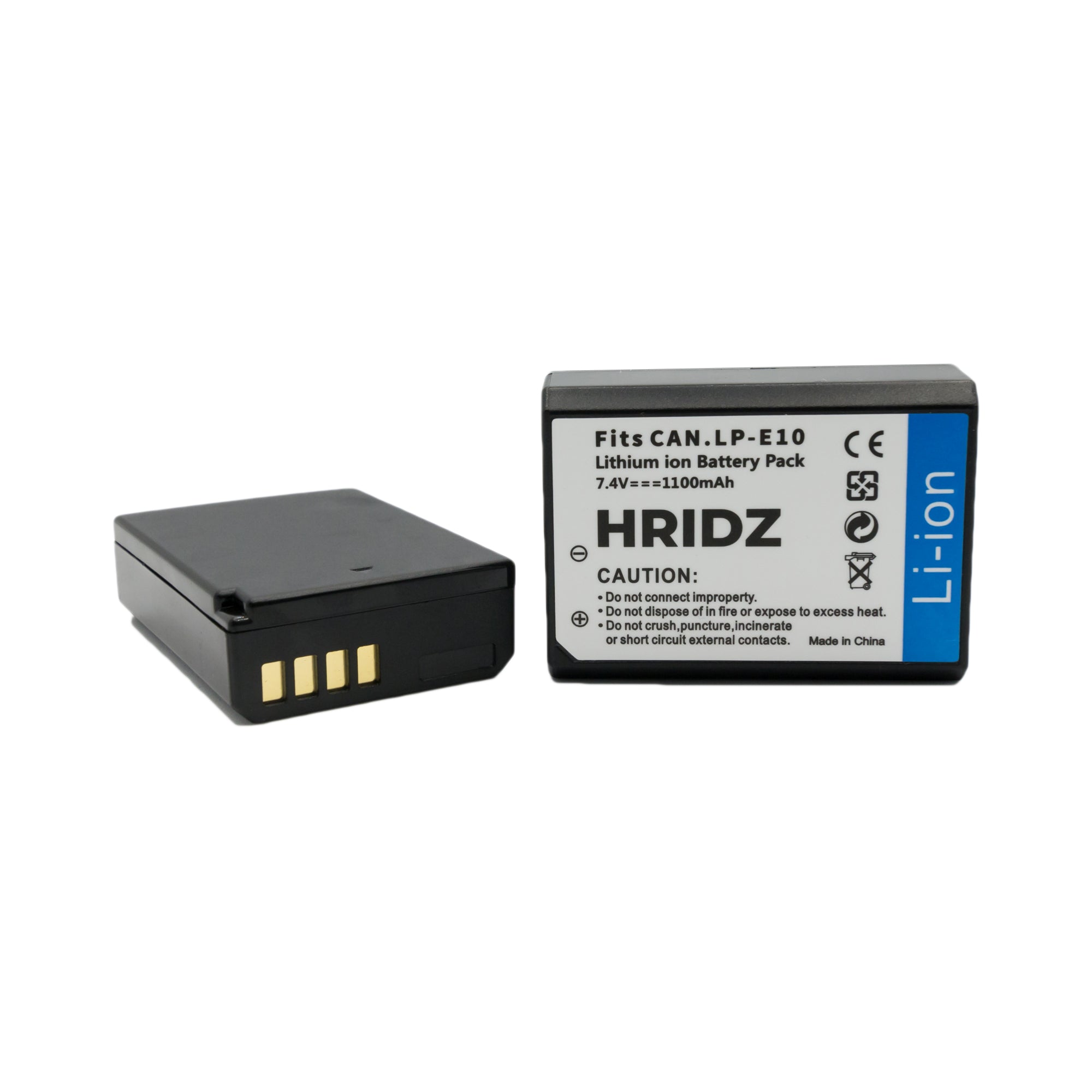Hridz LP-E10 Battery for Canon EOS 3000D 1500D 1300D 1200D 1100D E10 LC-E10 3