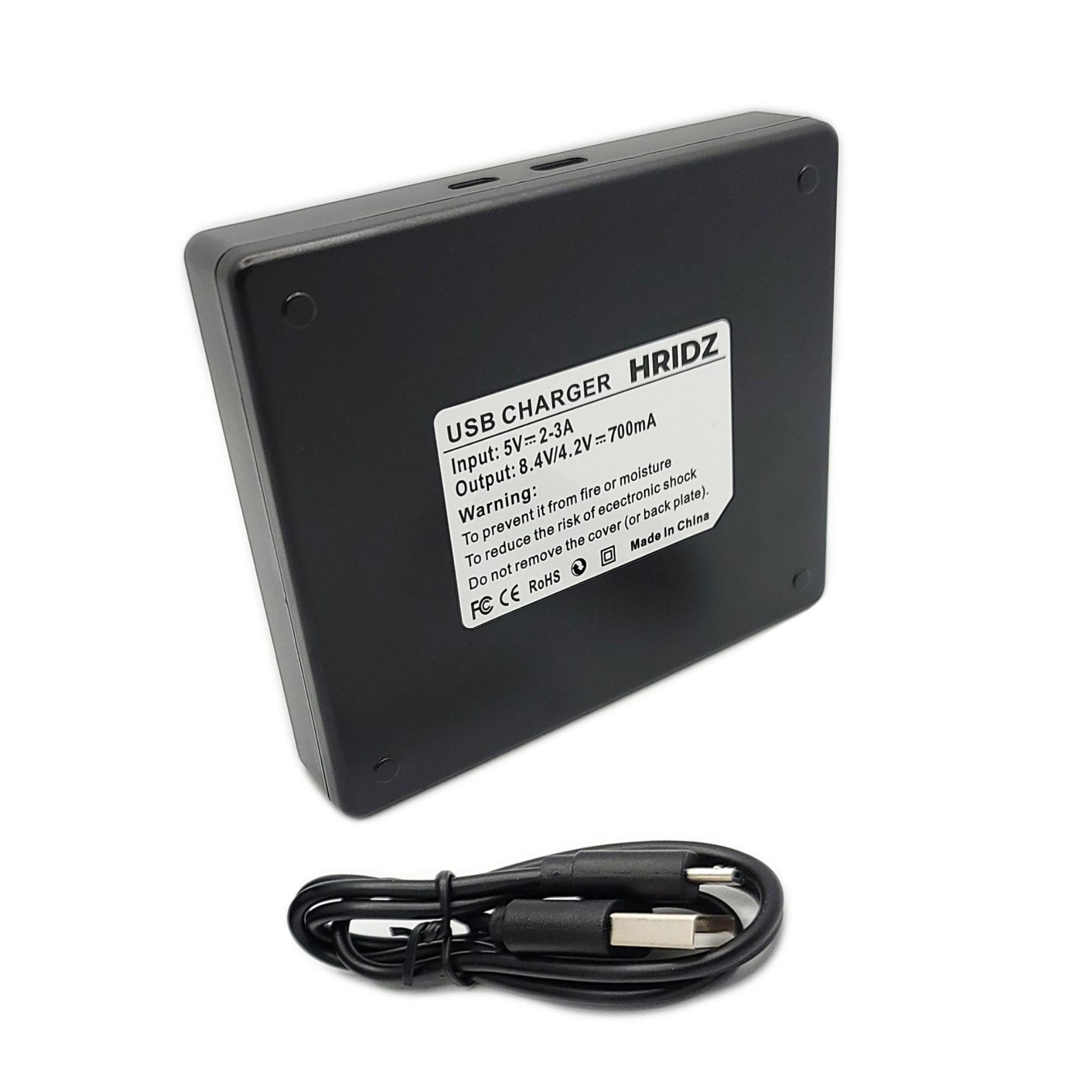 Hridz LCD Dual Charger for Sony RX100 Batteries and Hridz NP-BX1 Battery 3