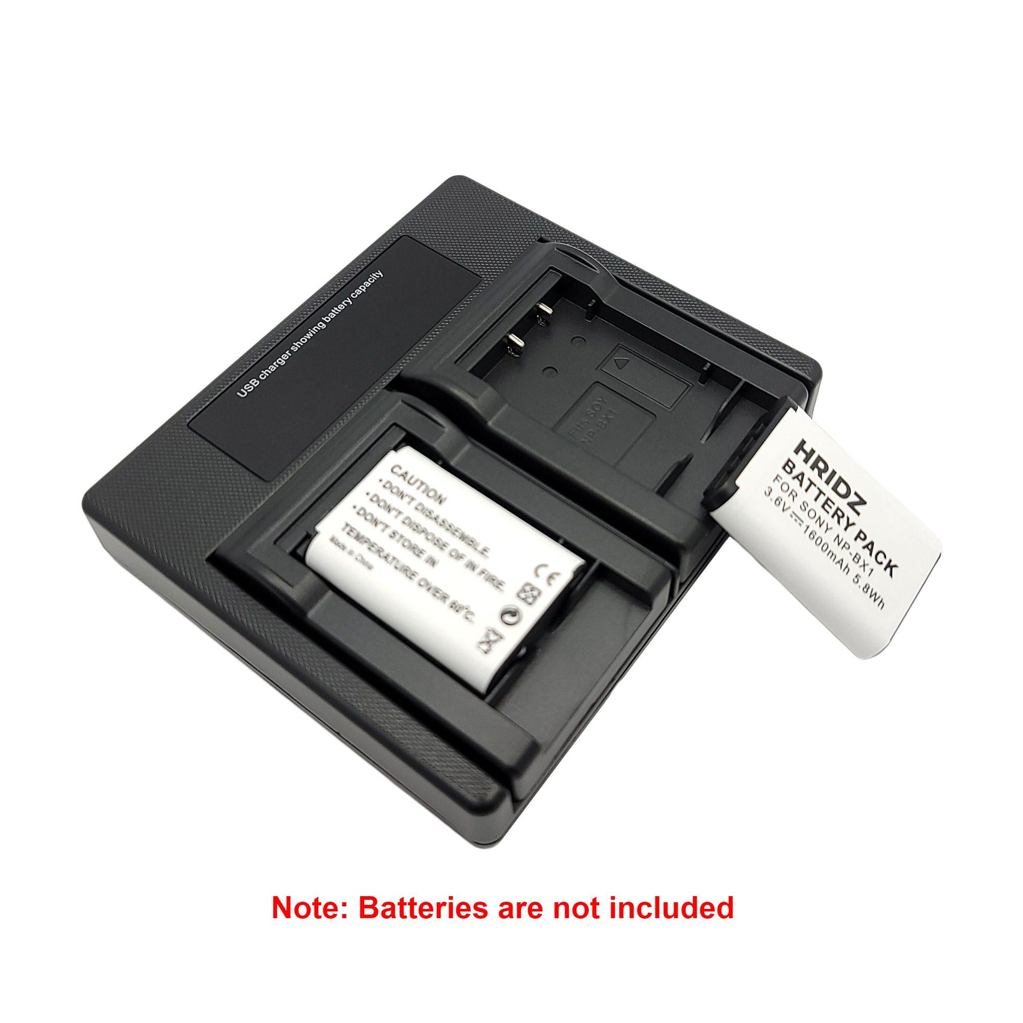 Hridz LCD Dual Charger for Sony RX100 Batteries and Hridz NP-BX1 Battery 4