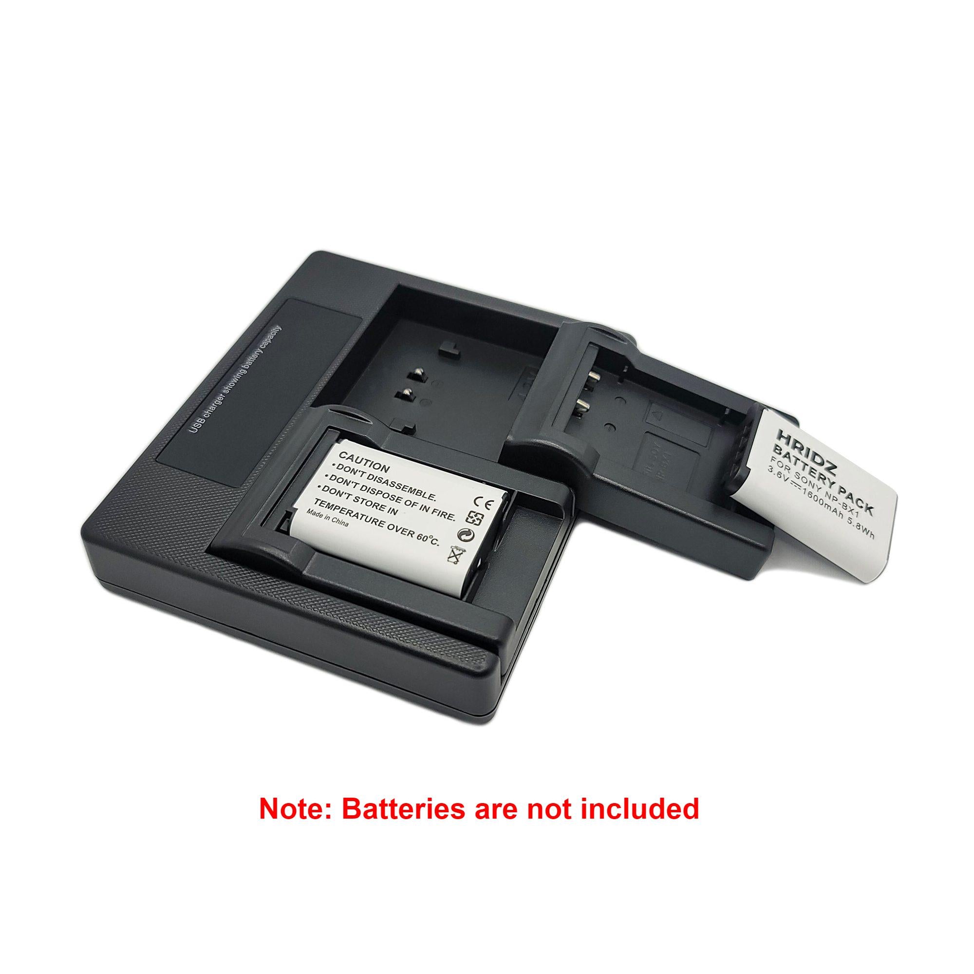 Hridz LCD Dual Charger for Sony RX100 Batteries and Hridz NP-BX1 Battery 5