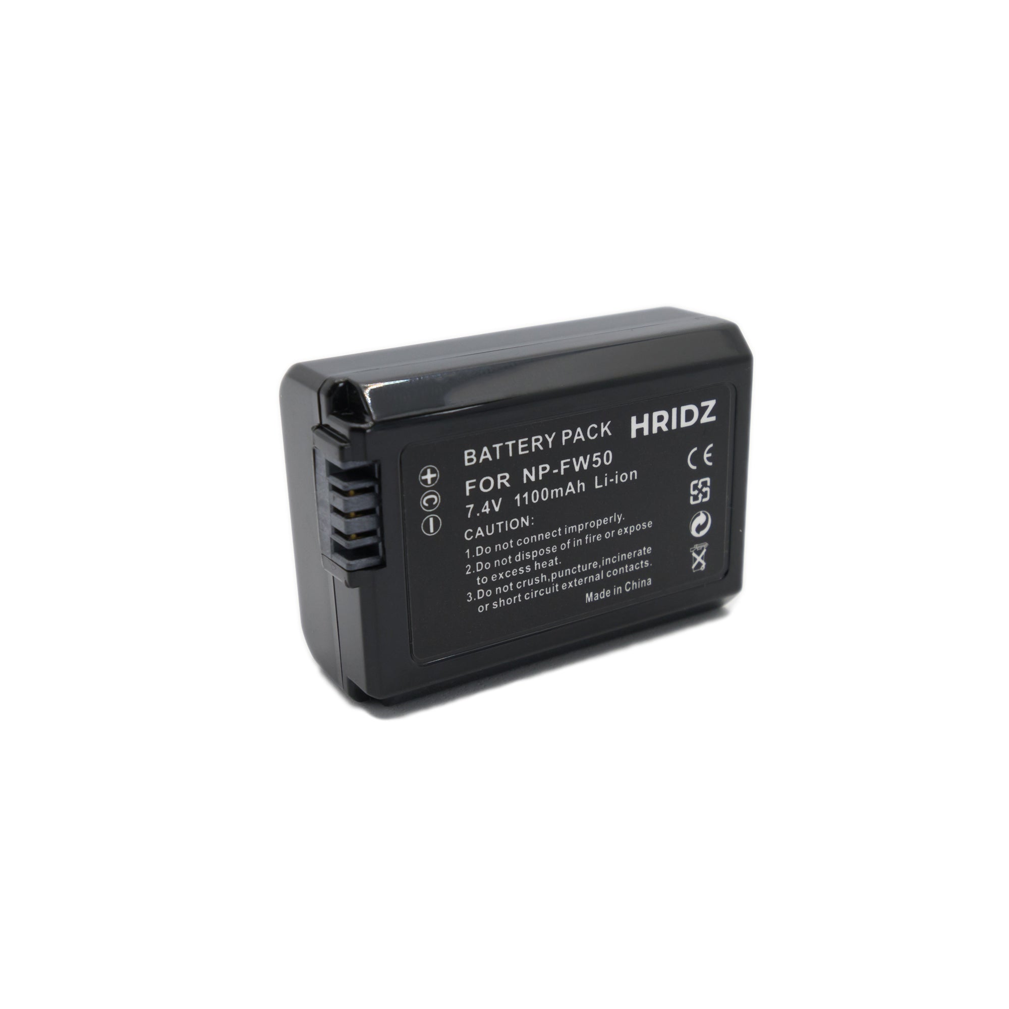 Hridz NP-FW50 Battery & Charger Pack for Sony NP-FW50 and SLT-A33,A35,A37,A55V, DSC-RX10 4