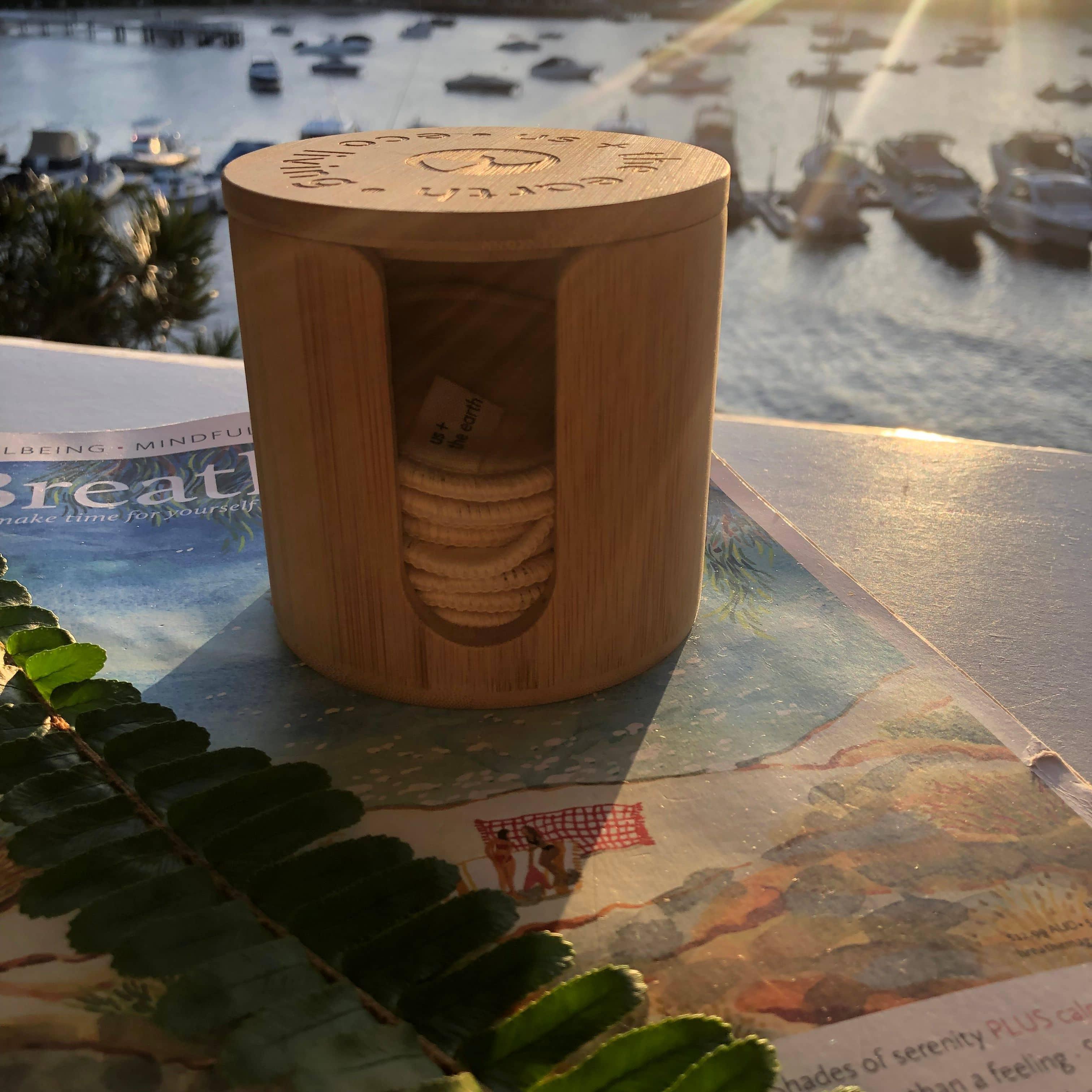 Bamboo Case for Facial Rounds 3