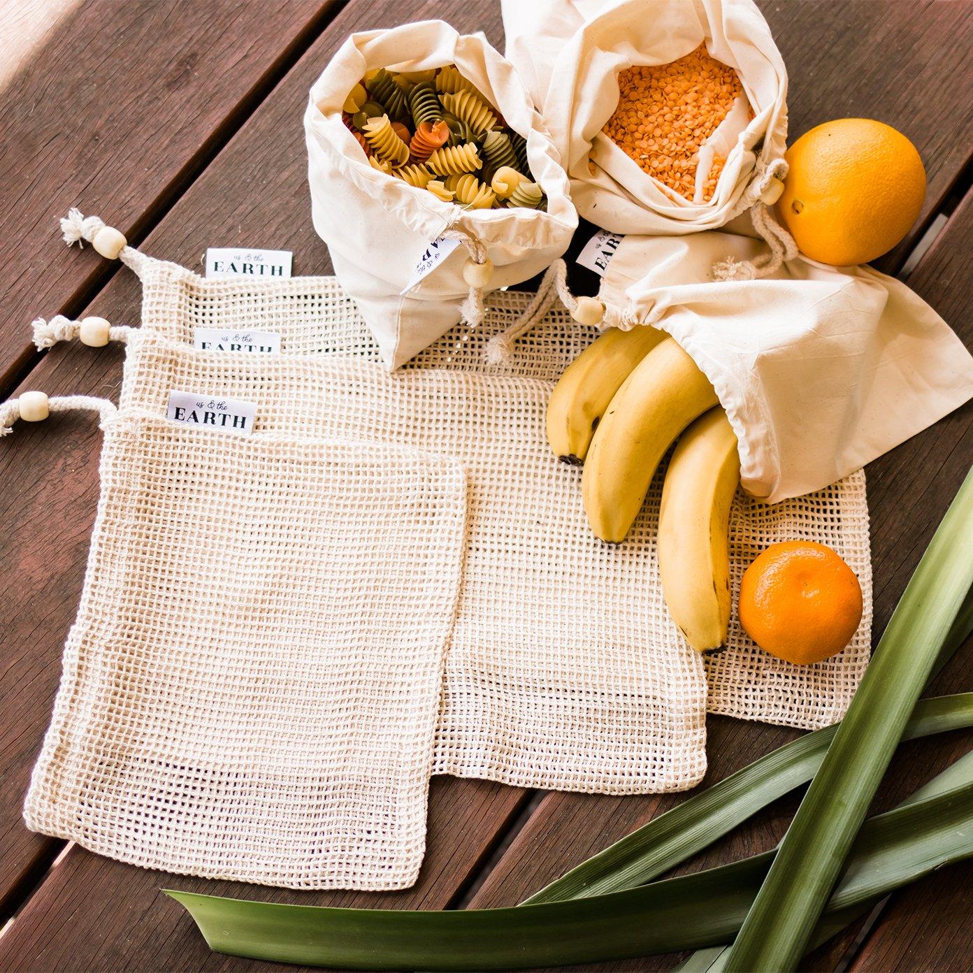 Farmer's Market Bundle | 6 Cotton Vegetable Bags 4