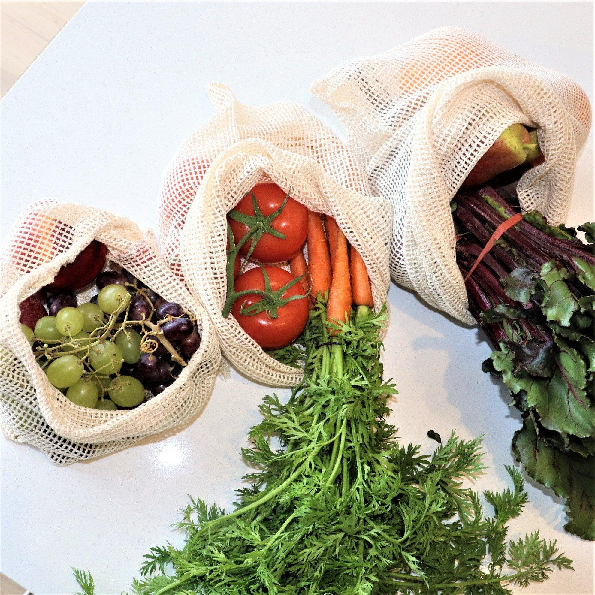 Farmer's Market Bundle | 6 Cotton Vegetable Bags 6