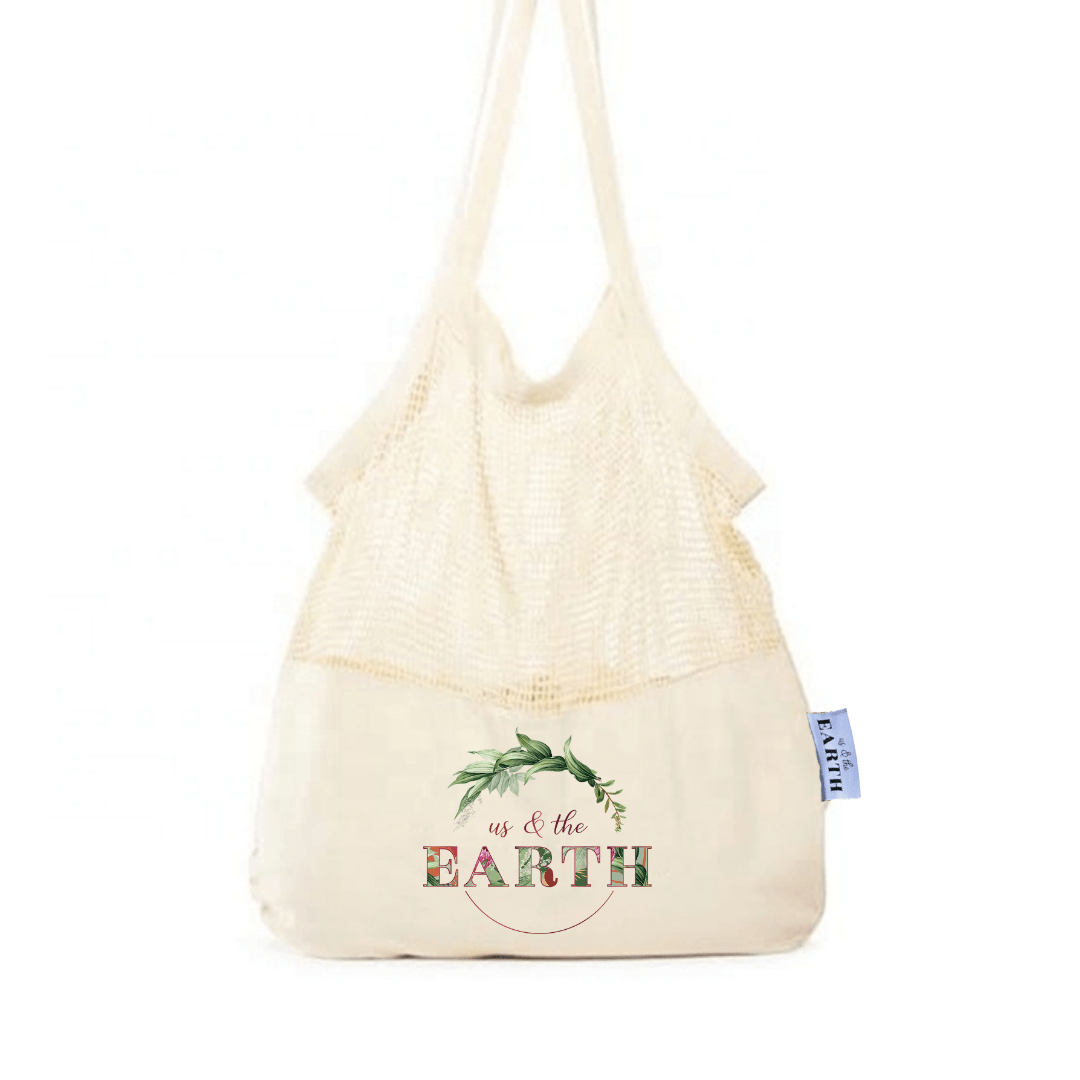 Us & The Earth Calico Shopping Bag 5
