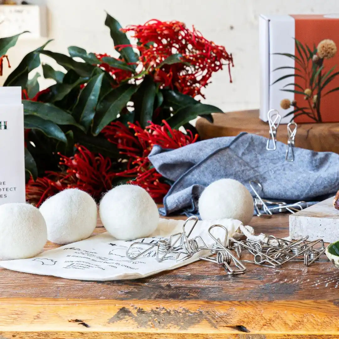 Eco Friendly Laundry Bundle | Pegs & Dryer Balls 4