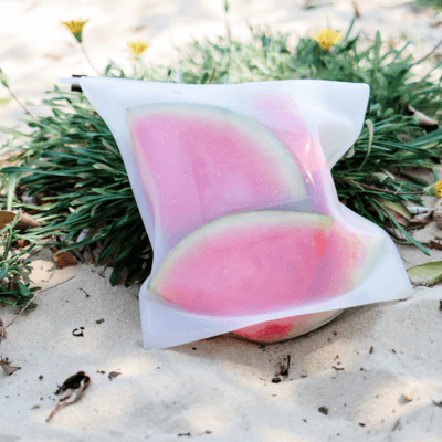 Jumbo' Silicone Zip Lock Eco Friendly Food Storage Bundle 5