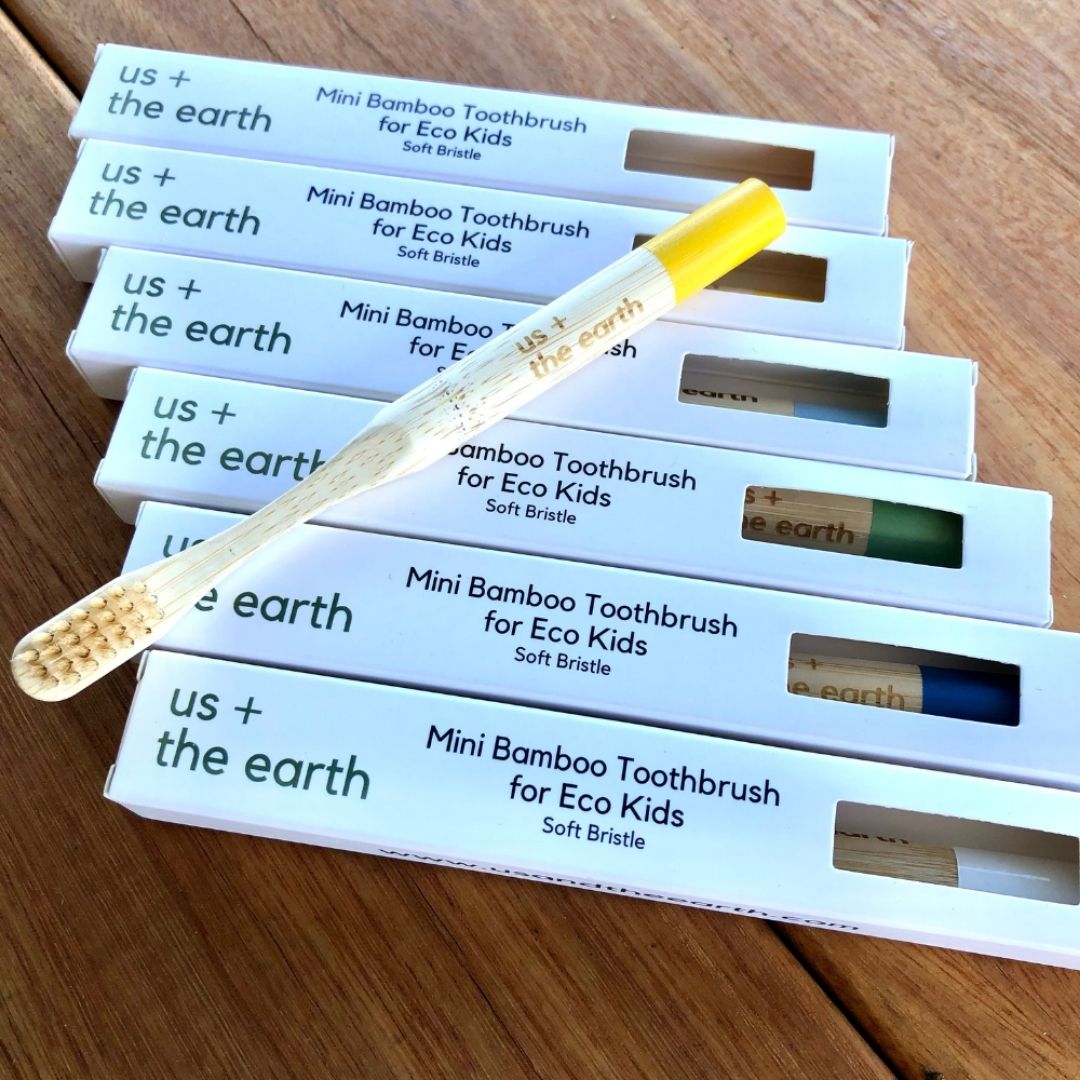 Kids Bamboo Toothbrush - Set of 2 7