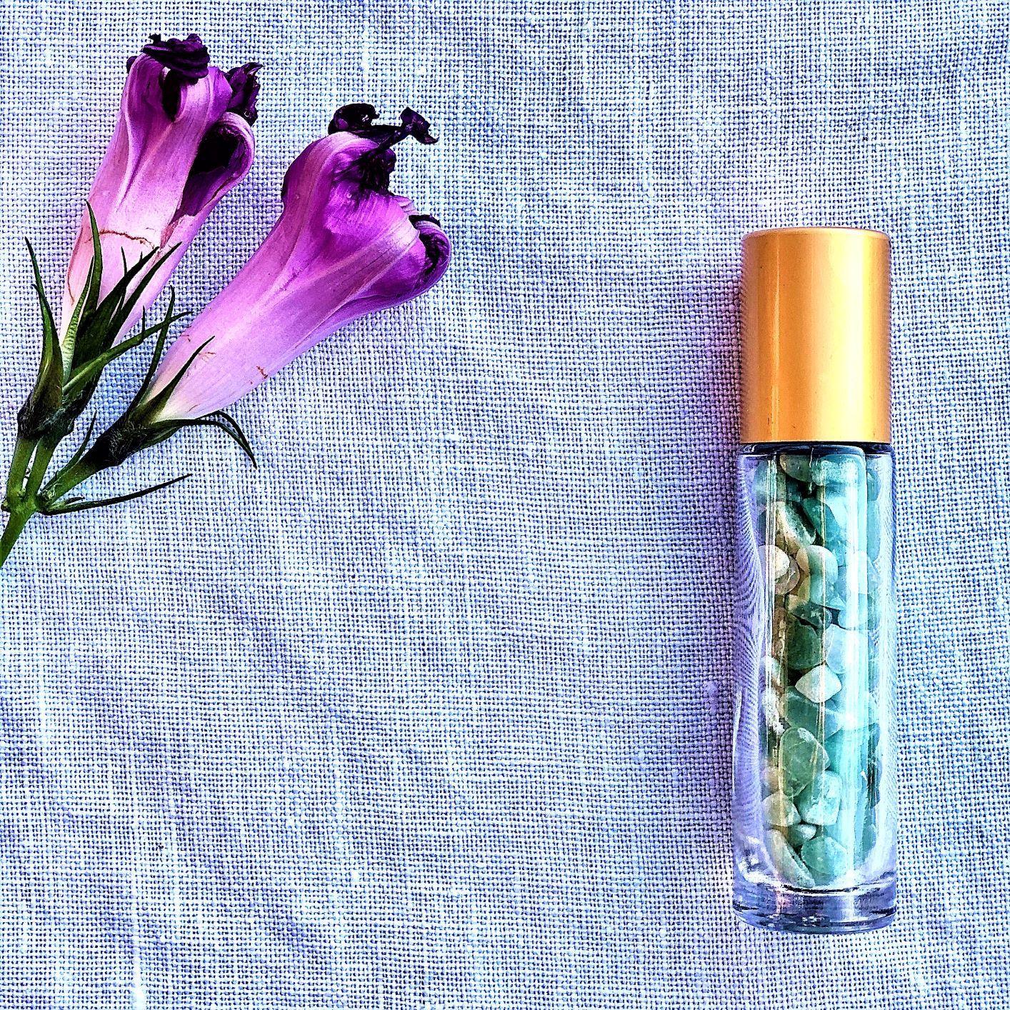 Essential Oil Crystal Gemstone Roller Bottle 14
