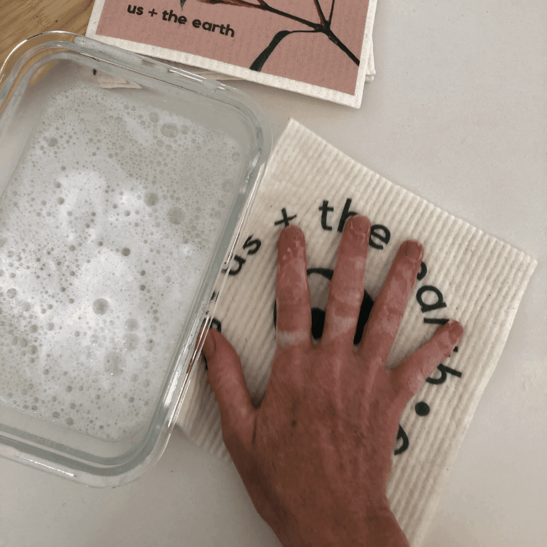 Single Swedish Eco Sponge - Washable & Biodegradable 3