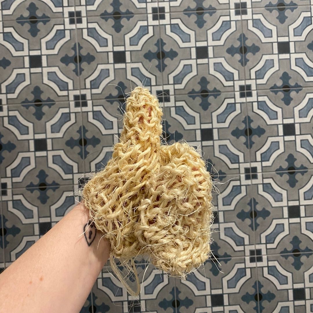 Sisal Exfoliating Body Glove 3