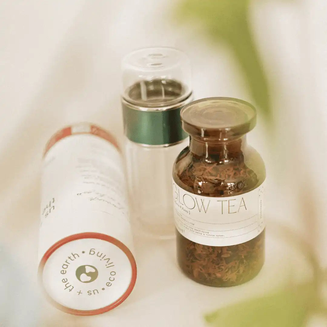 Double Wall Glass Tea Infuser Bottle 8