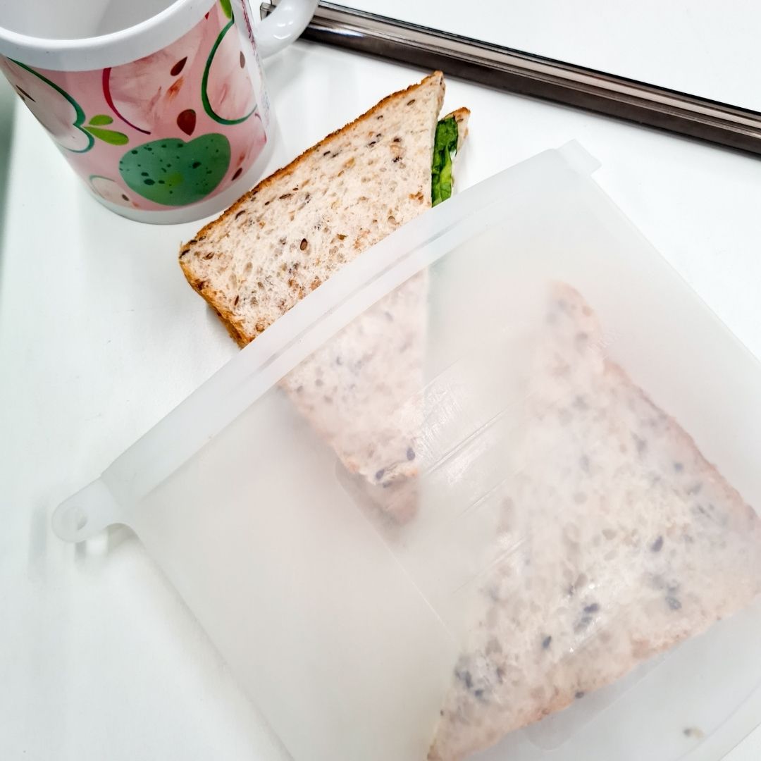 1000mL - Reusable Food Grade Silicone Zip Lock Food Pouch 3