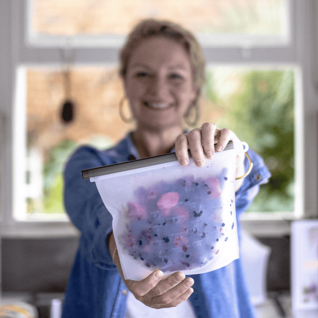 1000mL - Reusable Food Grade Silicone Zip Lock Food Pouch 5