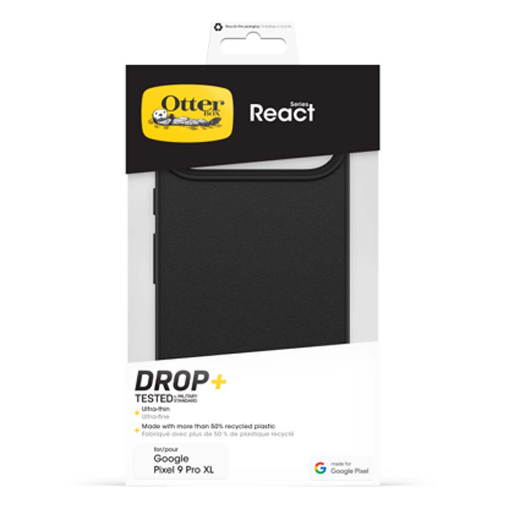 OtterBox React Back Case for Google Pixel 9 XL - Black 3