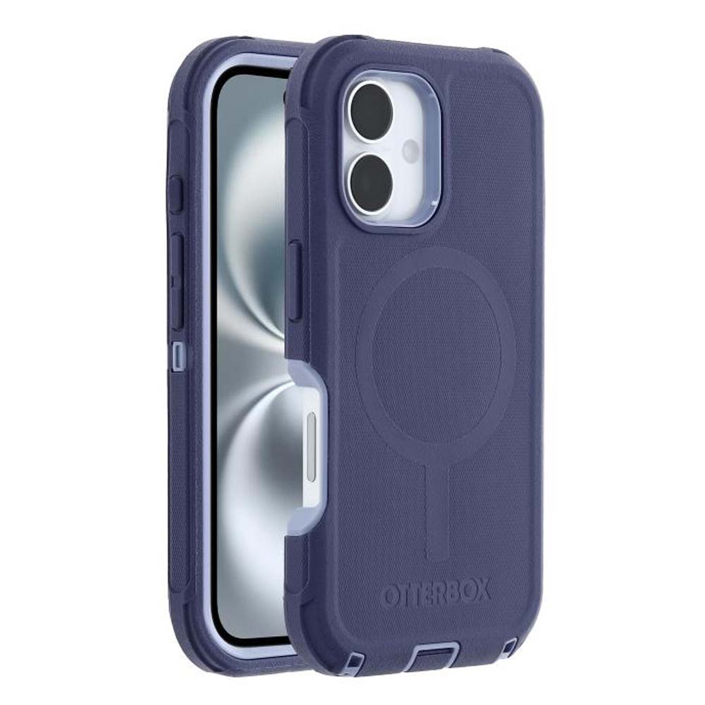OtterBox Defender MagSafe Back Case for iPhone 16 - Purple 3