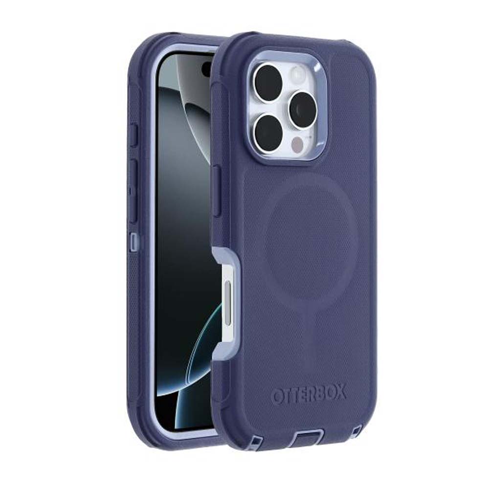 OtterBox Defender MagSafe Back Case for iPhone 16 Pro - Purple 3