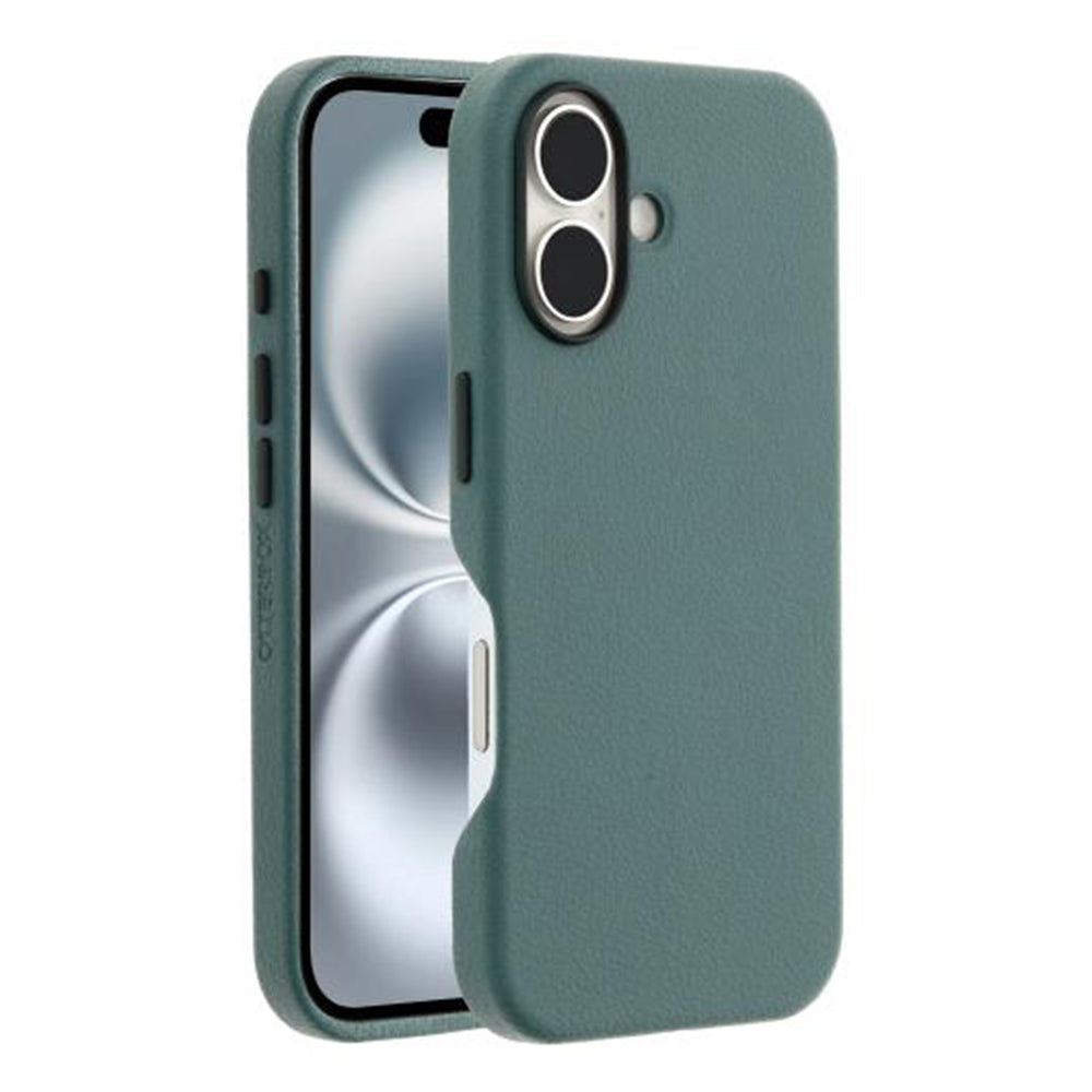 OtterBox Symmetry Cactus Leather Back Case for iPhone 16 - Green 4