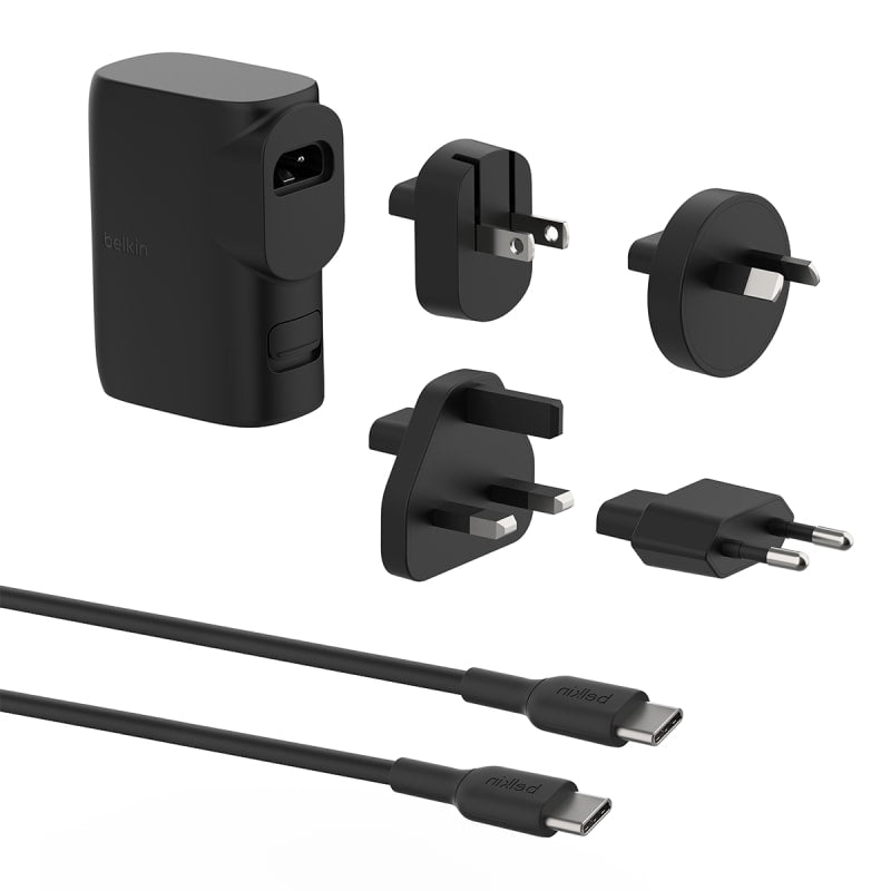 Belkin BoostCharge Hybrid  Wall Charger 25W + Power Bank 5K with Travel Adapter Kit 6