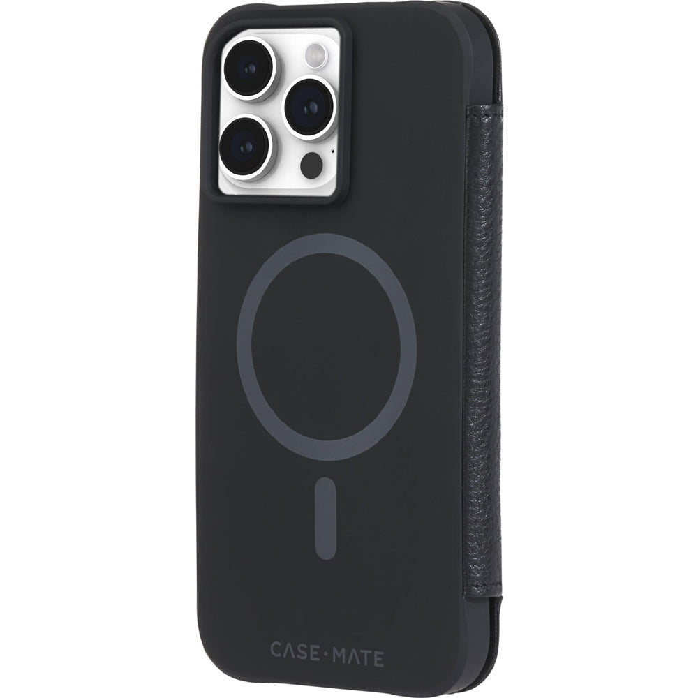 Case-Mate Wallet Folio MagSafe Case For iPhone 15 Pro Max - Black 3