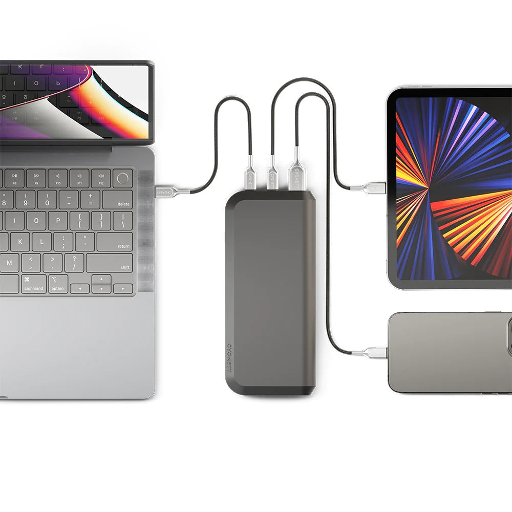 Cygnett ChargeUp Pro 20K mAh Laptop Power Bank - Black 4
