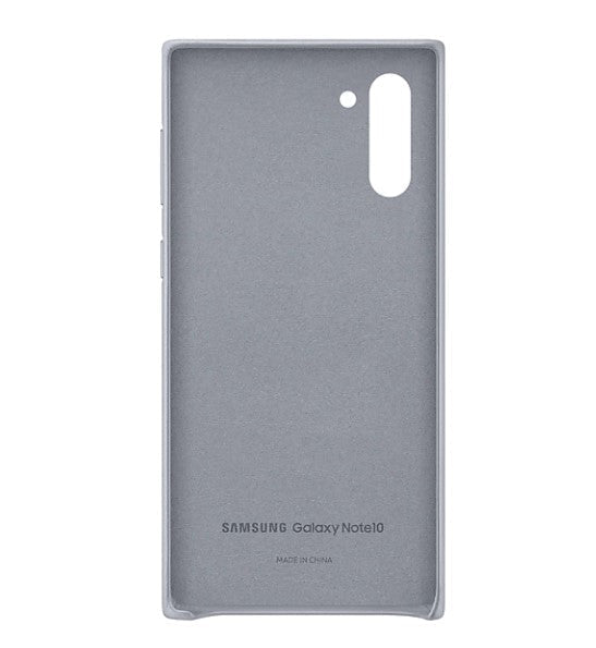 Samsung Galaxy Note 10 Leather Cover - Grey 4