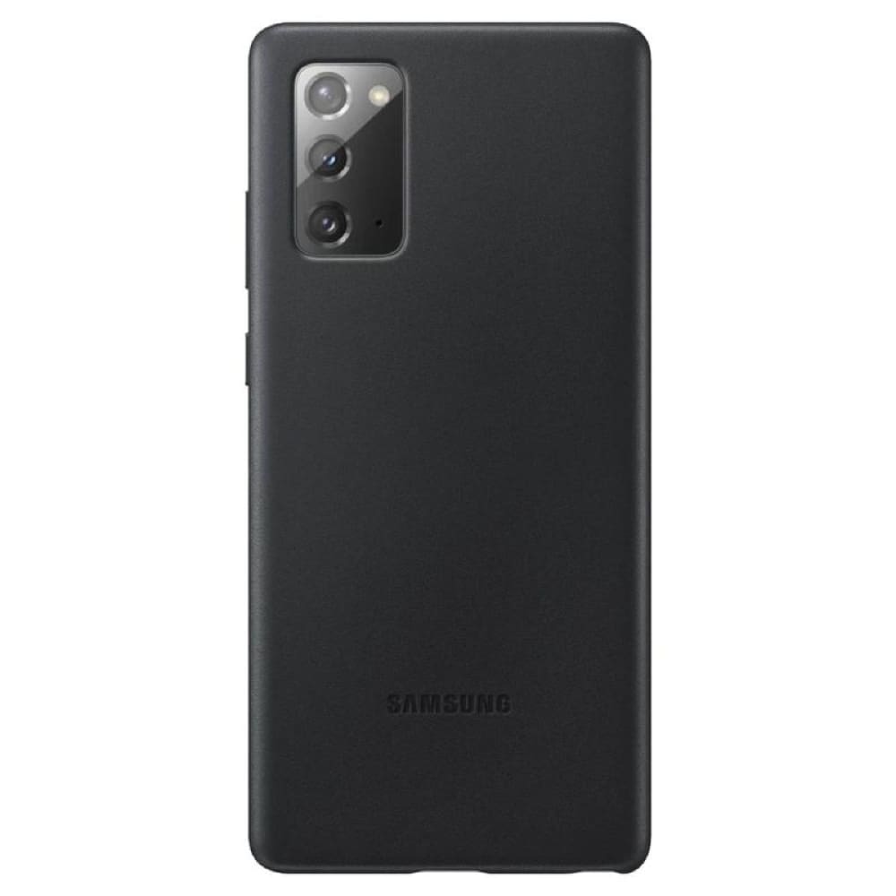 Samsung Leather Cover Case for Galaxy Note20 - Black 5