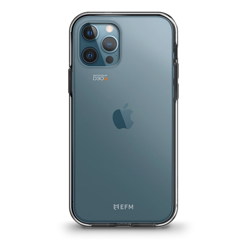 EFM Aspen Case Armour with D3O 5G Signal Plus for iPhone 12 Pro Max 6.7" - Slate/Clear 6