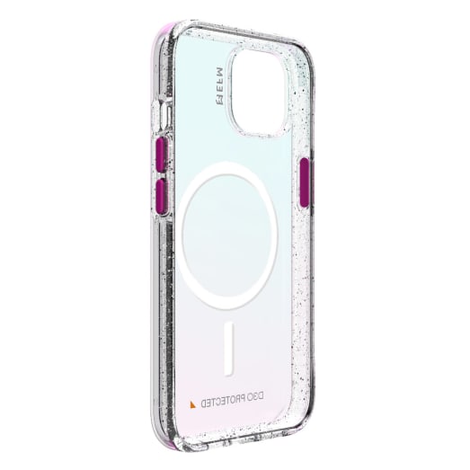 EFM Aspen Case Armour with MagSafe D3O Crystalex For iPhone 14 Plus (6.7") - Glitter Pearl 3