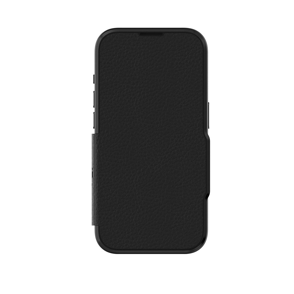 EFM Monaco E-leather Wallet Case Armour With D3O Plus Suits Iphone 15 (6.1") - Black/Space Grey 4