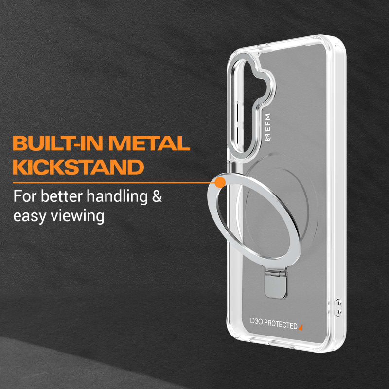 EFM Alta D3O BIO Case Armour Samsung Galaxy S24+ Clear 4