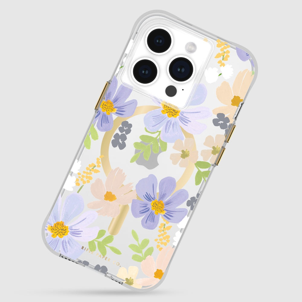 Case-Mate Rifle Paper MagSafe Case For iPhone 15 Pro - Pastel Marguerite 3