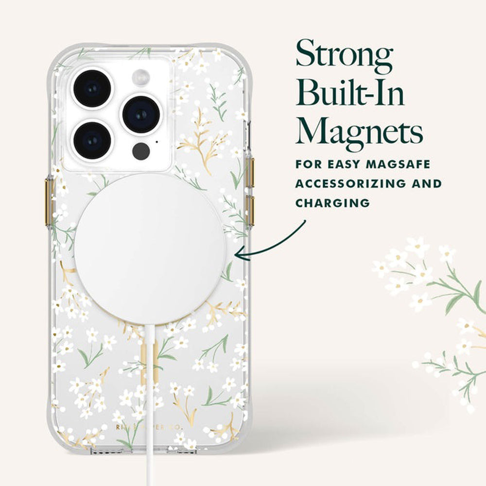 Case-Mate Rifle Paper Magsafe Case iPhone 15 Pro - Petite Fleurs 3