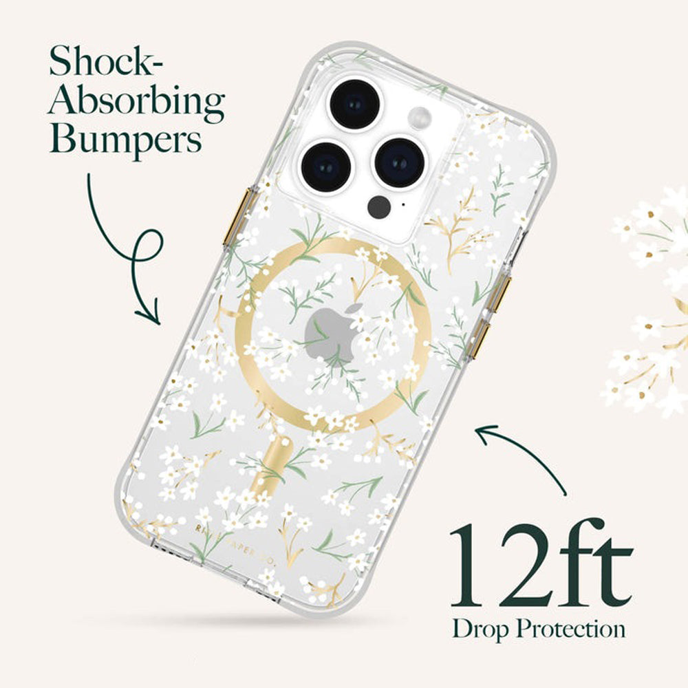 Case-Mate Rifle Paper Magsafe Case iPhone 15 Pro - Petite Fleurs 4
